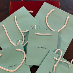 Lot of Tiffany & Co Bags 5 plus 1 Cartier